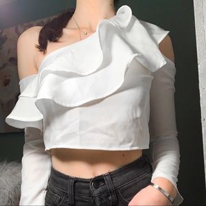 Cute going out ruffled top